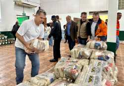 ENCHENTES - Enchentes no RS: Conab distribui cestas de alimentos a municípios